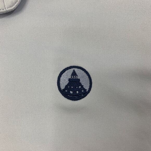 Peter Millar Polo Shirt Mens L Large Mist Blue Summer Comfort Performance Golf - Picture 5 of 13